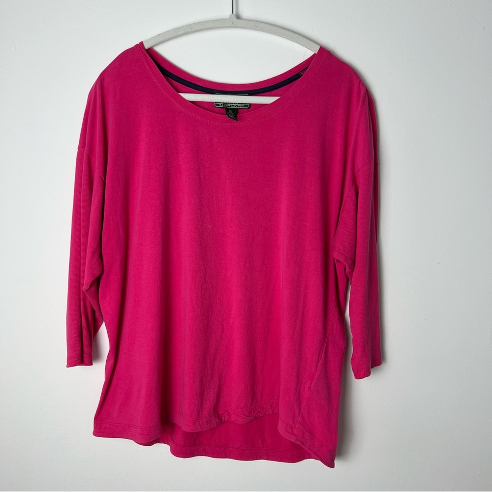 Ralph Lauren Active Fuchsia Top